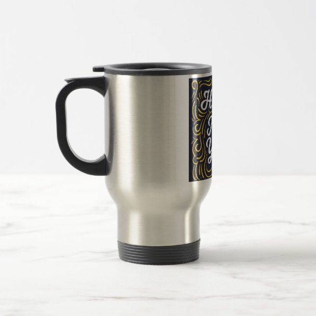 Happy New Year Travel Mug (Left)