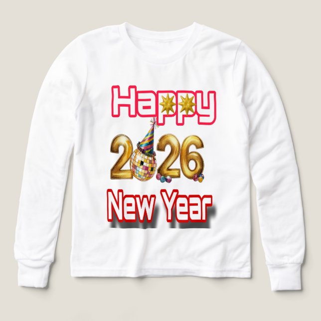 Happy New year  Tri-Blend Shirts (Design Front)