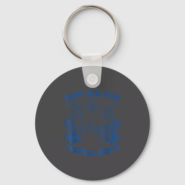 Happy New Year Trocal Nights 2026 Celebration  Keychain (Front)