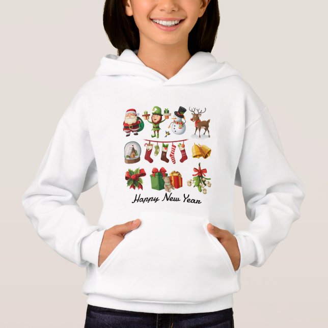 happy new year tshirt kids (Front)