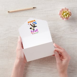 Happy New Year Turn Over A New Leaf All In One Invitation