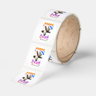 Happy New Year Turn Over A New Leaf Classic Round Sticker
