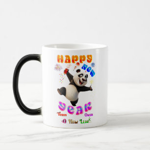Happy New Year Turn Over A New Leaf Color Morph Mug