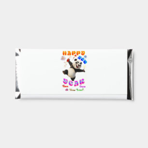 Happy New Year Turn Over A New Leaf Hershey Bar Favors