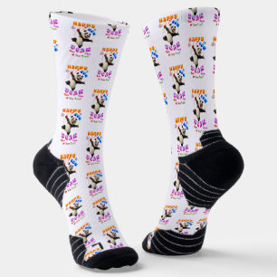Happy New Year Turn Over A New Leaf Socks