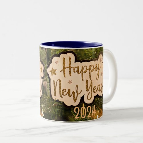 Happy New Year Two_Tone Coffee Mug