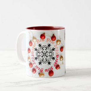 Happy New year Two-Tone Coffee Mug 2023