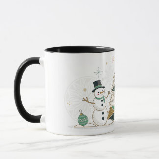 Happy New Year Typography Celebration Mug