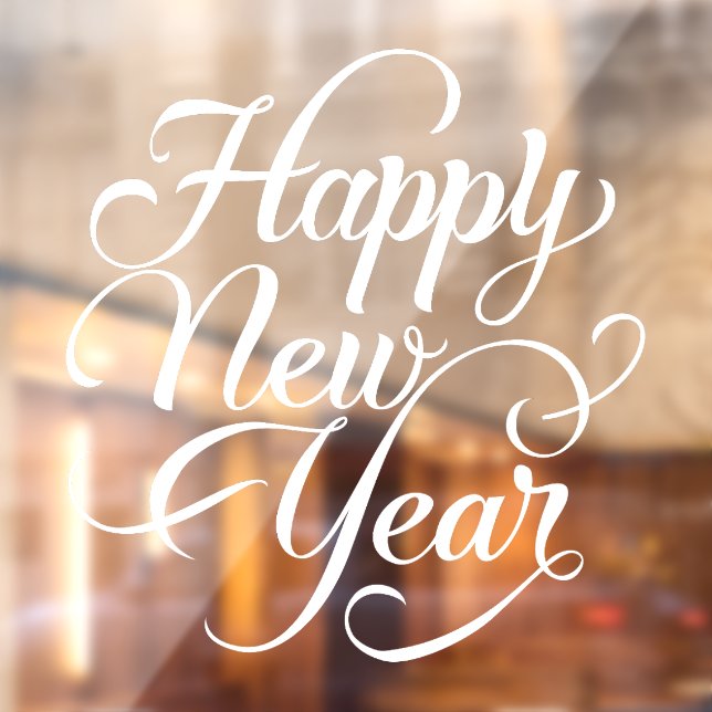 Happy New Year  Window Cling (Sheet 2)