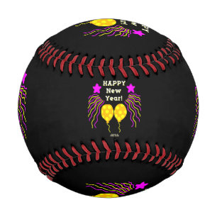Happy New Year Wishes Baseball