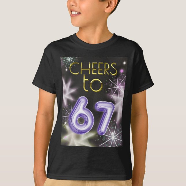 Happy New Year With A 6 7 Zoomer Meme Vibe. 2026 C T-Shirt (Front)