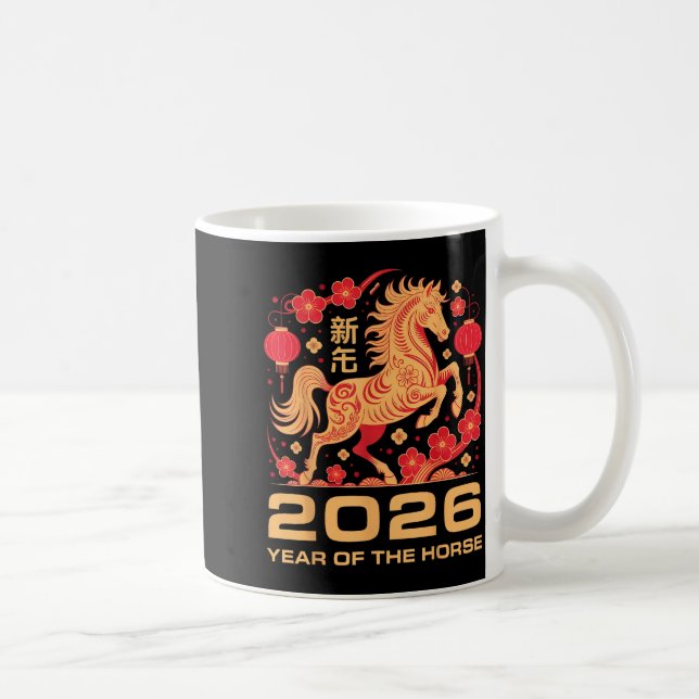 Happy New Year-year Of The Horse Chinese New-year  Coffee Mug (Right)
