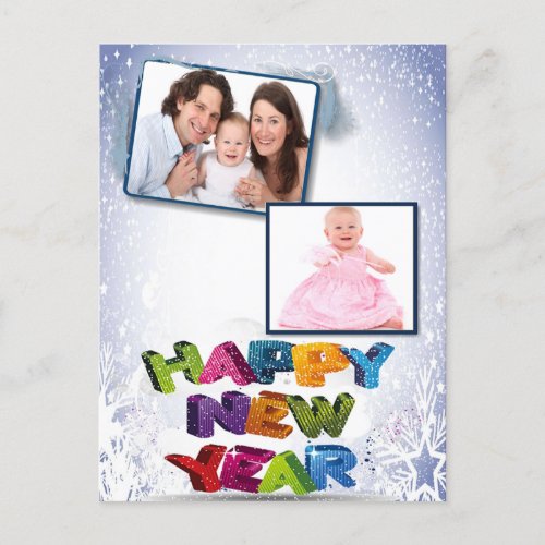 Happy New Years Add Your Photos Postcard