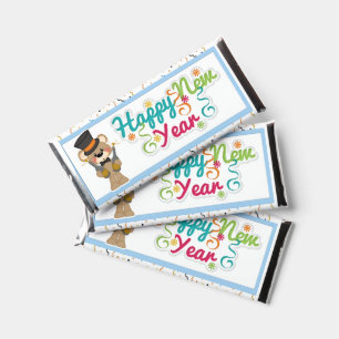 Happy New Years Candy Bar Wrapper Party Favors