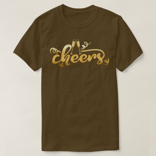 Happy New Years Cheers To A New Year Holidays Cele T-Shirt (Design Front)