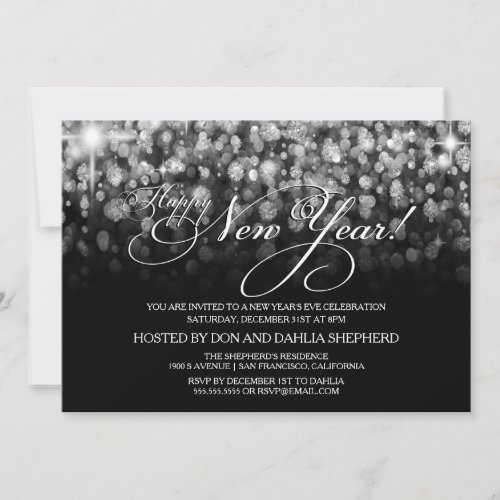 Happy New Years Eve Party Invitation