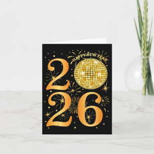 Happy New Years Fireworks 2026 New Year's Eve Part Card