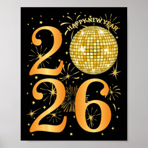 Happy New Years Fireworks 2026 New Year's Eve Part Poster