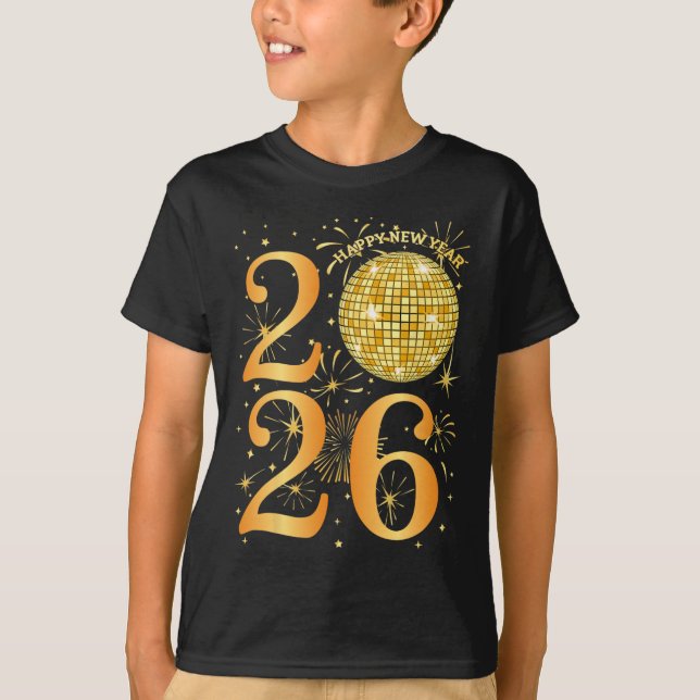 Happy New Years Fireworks 2026 New Year's Eve Part T-Shirt (Front)
