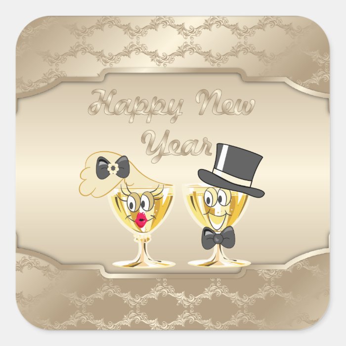 Happy New Years Holiday sticker