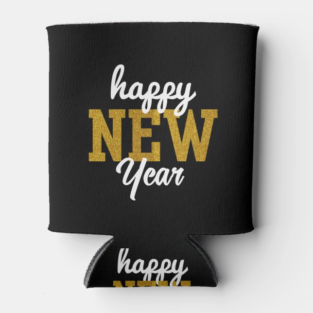 Happy New YearT-Shirt Can Cooler (Front)