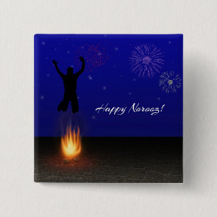 Happy Norooz Chahar-Shanbeh-Suri Button