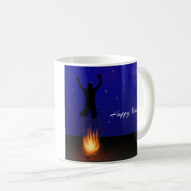 Happy Norooz Chahar-Shanbeh-Suri Coffee Mug (Front Right)
