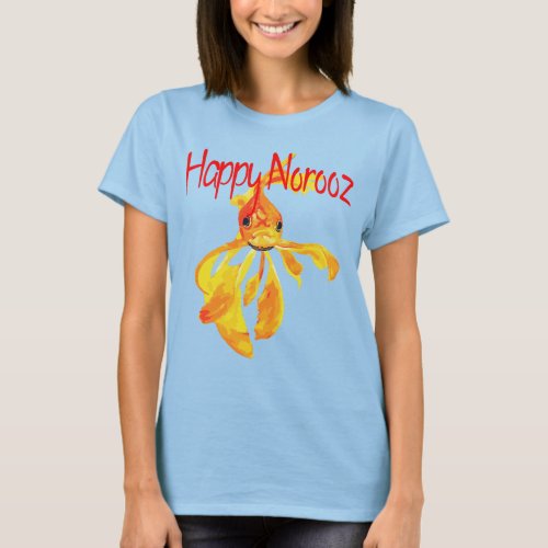 Happy Norooz Fantail Goldfish T_Shirt