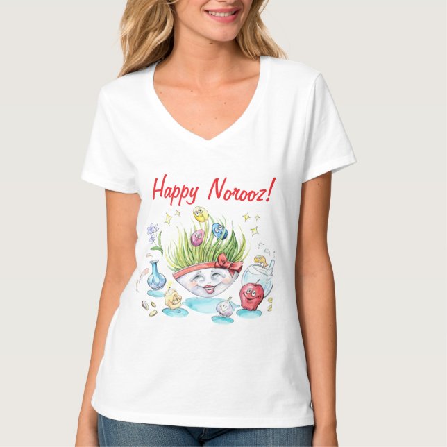 Happy Norooz Haft Sin funny table T-Shirt (Front)