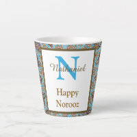 Happy Norooz Persian New Year Monogram Initial