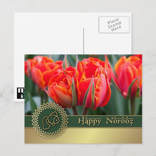 Happy Norooz. Persian New Year Postcards (Front/Back)