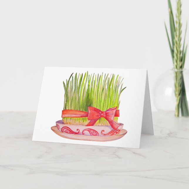 Happy Norooz Sabzeh Card (Front)