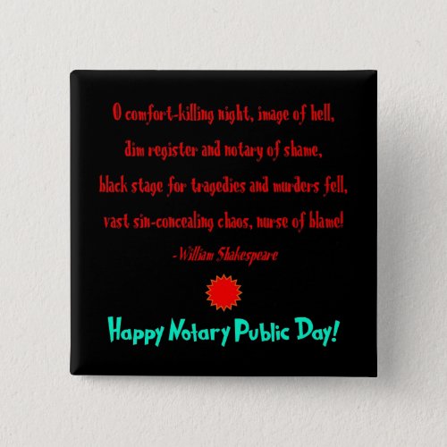 Happy Notary Public Day Button