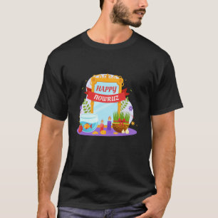 Happy Nowruz Iranian Persian New Year Haft Seen Ar T-Shirt