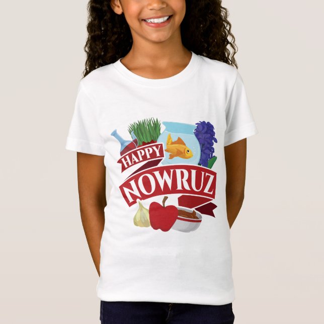 Happy Nowruz Persian New Year T-Shirt (Front)