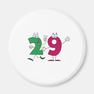 Happy Number 29 Magnet