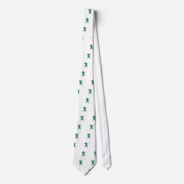 Happy Number 2 Neck Tie (Front)
