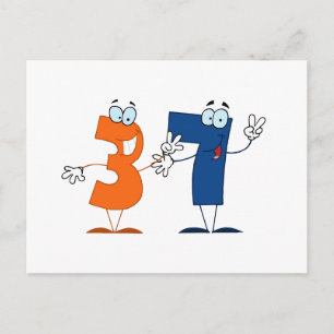 Happy Number 37 Postcard