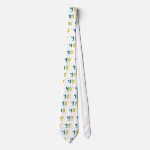 Happy Number 40 Neck Tie