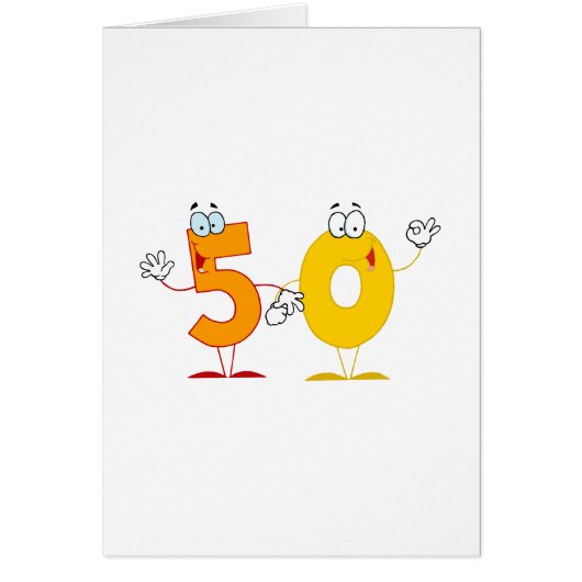 Happy Number 50 Cards (Front)