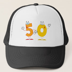 Happy Number 50 Trucker Hat