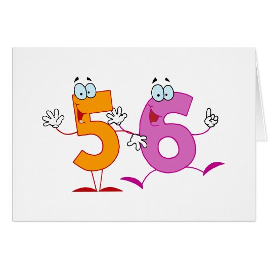 Happy Number 56 Cards (Front Horizontal)