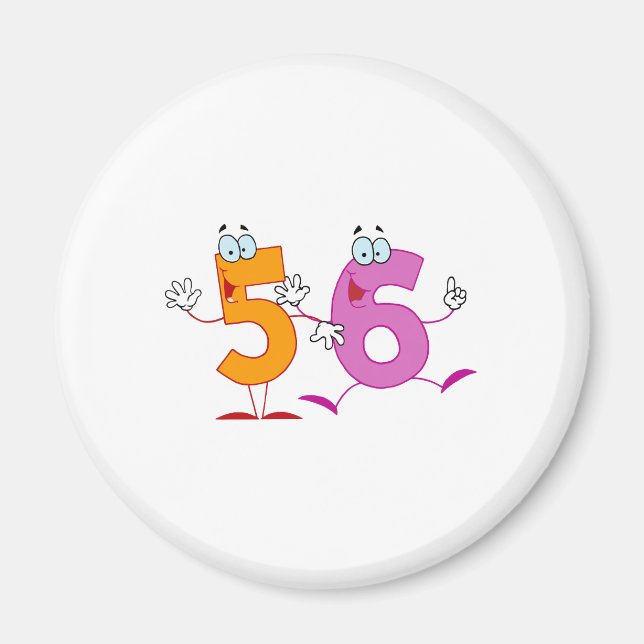 Happy Number 56 Magnet (Front)