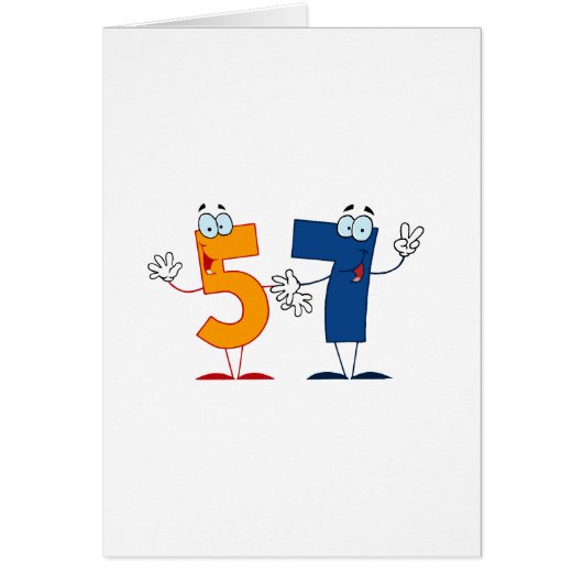 Happy Number 57 Cards (Front)