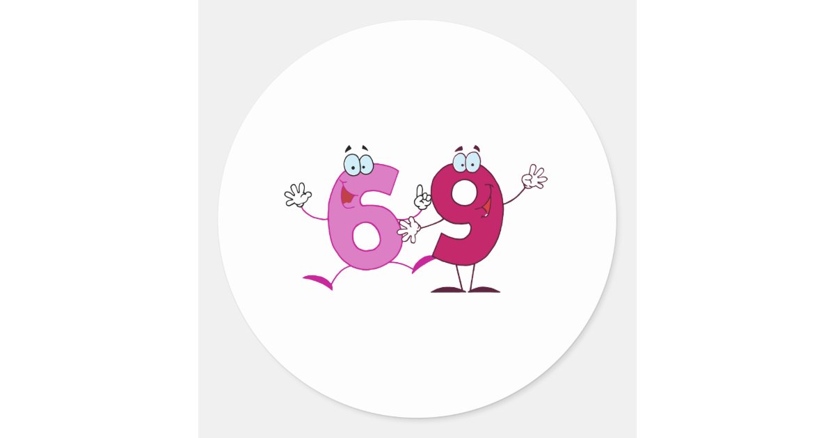 69 Number number' Sticker