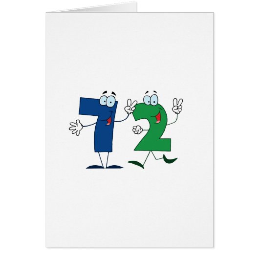 Happy Number 72 Cards (Front)