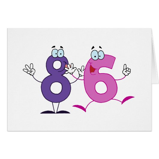 Happy Number 86 Cards (Front Horizontal)
