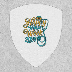 Happy Nurse Week 2026 Stethoscope Shirt Design_1 Patch