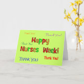 Happy Nurse Week Greeting Card 