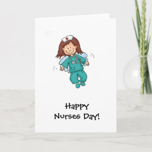 Happy Nurses Day - Angel in Disguise Letterpress Thank You Card